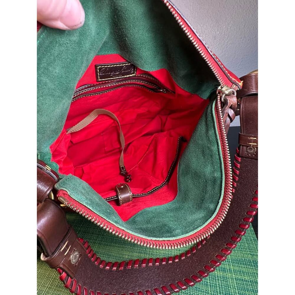 Dooney & Bourke Florentine Leather Teagan 30 Shoulder Bag - Picture 9 of 10
